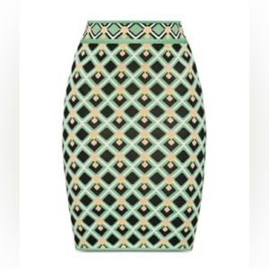BCBG Diamond Knit Pencil Skirt
